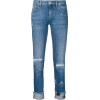 LIU JO skinny butterfly cropped jeans - 牛仔裤 - 