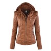 LL Womens Removable Hoodie Motorcyle Jacket - Outerwear - $69.84 