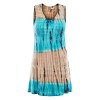 LL Womens Sleeveless Solid/Tie-Dye Tunic Tank Top - Made in USA - Shirts - $22.79 