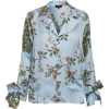 LOBOROSA bow blouse - Srajce - kratke - 