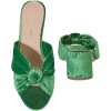 LOEFFLER RANDALL Celeste Emerald Green S - Sandálias - 