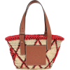 LOEWE Leather-trimmed basket tote - Bolsas pequenas - 