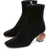 LOEWE Strass Heel Boot 55 Black - Boots - 1.64€  ~ £1.45