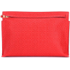 LOEWE T Pouch embossed leather clutch - Torby z klamrą - 