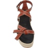 LOEWE leather wedge sandal - 坡跟鞋 - 