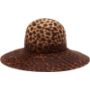 LOLA HATS Frenchy leopard-print felt ber - Chapéus - 