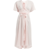 LOUP CHARMANT  Nautilus cotton wrap dres - sukienki - 