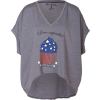 LOVE CUPCAKES T-shirts Gray - Camisola - curta - 