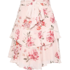 LOVER Tiered floral-print georgette mini - スカート - 