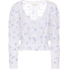 LOVESHACKFANCY Sabrina floral cotton top - Рубашки - длинные - 