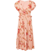 LOVESHACKFANCY midi floral tie dress - Kleider - 