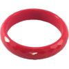 LUCITE BANGLE BRACELET-RED - Bracelets - $6.99 