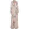 LUISA BECCARIA floral print silk gown - Платья - 