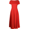 LUISA CERANO pleated short-sleeved dress - Dresses - 