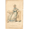 La belle assemblee 1810 morning dress - イラスト - 