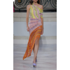 Lace Check Knit Asymmetric Dress - Dresses - 