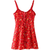 Lace Floral Single Breasted Dress - Dresses - $25.99 