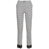 Lace Hem Trousers - Capri hlače - 