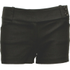 Ladies Black Two Side Button Shorts - Shorts - $16.90 