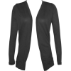 Ladies Charcoal Long Sleeve Cardigan with Side Pockets - Swetry na guziki - $16.50  ~ 14.17€