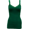 Ladies Green Lace Trimmed Tank Top - Топ - $9.50  ~ 8.16€