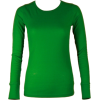 Ladies Green Long Sleeve Thermal Top Crew Neck - Long sleeves t-shirts - $8.90  ~ £6.76
