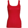 Ladies Ribbed Fushia Red Tank Top with Racerback - Топ - $5.25  ~ 4.51€