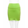 Ladies Solid Green Simple Skirt - Skirts - $8.00 
