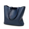 Lady Women Light Weight Pu Leather Large Tote Handbag Open Top Purse Shoulder Diaper Bags - Bag - $25.99 
