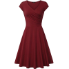 Laksmi Women’s Elegant V Neck dress - Dresses - 