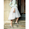 Lame Jacquard Skirt (Knee Length / Midi - People - 
