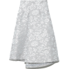 Lame Jacquard Skirt (Knee Length / Midi - Gonne - 