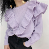 Laminated decorative ruffled knit sweate - Jerseys - $35.99  ~ 30.91€