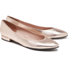  Laminated leather ballerinas - Balerinki - 
