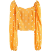 Lantern Sleeve Bustier Cotton Top - Majice - kratke - $25.99  ~ 165,10kn