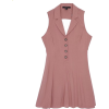  Lapel Button A-Line Dress - Vestidos - $35.99  ~ 30.91€