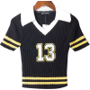 Lapel cute digital short sweater - Bolero - $27.99 