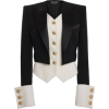 Large Cuff Tuxedo Jacket - Sakkos - 
