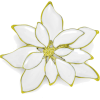 Large Holiday Poinsettia Brooch - Other jewelry - $16.99  ~ £12.91