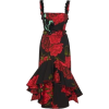 Large Red Florals Sundress - Dresses - 