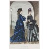 La saison 1874 fashion plate - Ilustracje - 