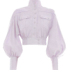 Lavender Top - Koszule - długie - 