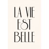 La vie est belle - 插图用文字 - 