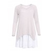 Layered sweater dress (Venus) - Dresses - $36.99 