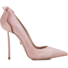 Le Silla Pumps In Rose-pink Leather - Klassische Schuhe - 