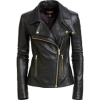 Leather Jacket, Black, Leather, Jacket,  - Jakne in plašči - 