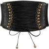 Leather Corset Lacing Belt Girdle - Paski - 