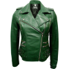 Leather Skin Women Green Brando Premium - Chaquetas - 