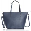 Leather Tote Bag - Shoulder Bag for Women, Top Handle Satchel Purse With Top Zipper Closure - Hand bag - $32.95 