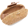 Leather-trimmed basket bag - Hand bag - 